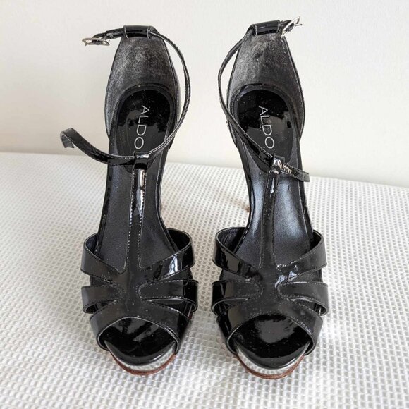 Black Aldo Stiletto Heels - Picture 2 of 4